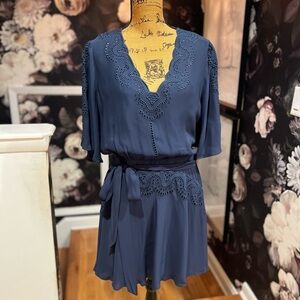 Reiss navy dress